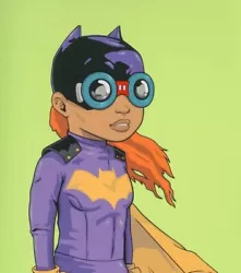 Hebru Brantley - Bat Girl (Green). Limited Edition Signed & Numbered in pencil.