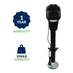 Our Product Is Rated For 3500LB Tongue Capacity Via 12V Power. One New Heavy-Duty Power Tongue Jack With Electric Or...