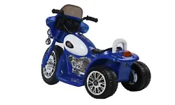 Moto de police 3 roues fera le bonheur de votre enfant. Age recommandé :2-3 ans. Capacité max. Durée d’utilisation...