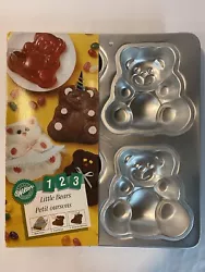 Wilton 123 4 Little Bears Cake Pan New.