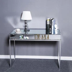 VERSATILE MIRRORED TABLE – You can use it as an entry way table for your entryway, a sofa table placed behind your...