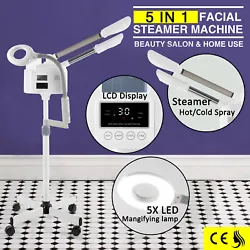 5X Magnifying Lamp - Include Desk-top 5X Magnifying LED Lamp with a three-level cool white light. It can also be stuck...