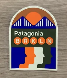 Patagonia Brooklyn New York Sticker! This exclusive sticker was obtained during the opening of the new Patagonia...