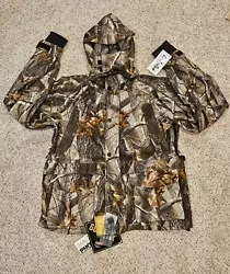 Mens CABELAS Gore-Tex Guidewear Jacket Camo Extreme Wet Weather Coat.  Size Large Regular.  Brand new with all...