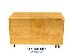 We had the privilege of recently purchasing a collection of solid tiger maple furniture from a west coast family who...