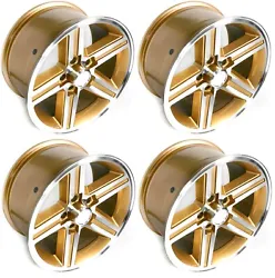 New reproduction Factory Style Gold Camaro 85-87 IROC-Z wheels but will fit any 1982-92 Camaro or Firebird application....