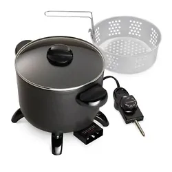 This appliance steams, stews, roasts, boils, deep fries and much more. The basket for this multi-cooker is also ideal...