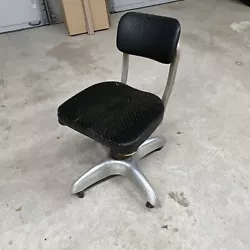 vintage industrial propeller tanker desk chair Gio Ponti Mid Century Goodform GF. This listing is for a vintage...