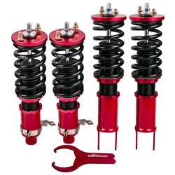 Complete coilovers assembly 2 front and 2 rear. For ACURA INTEGRA 1994-2001 DC2 DC4 Rear FORK TYPE BRACKET MODEL ONLY....