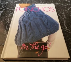 THIS 88 PAGE HARDCOVER MINI BOOK HAS 21 PONCHOS DESIGNS TO KNIT. CHECK OUT THE PICTURES TO SEE MY FAVORITES. GREAT...