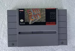 Sim City (SNES, 1991) Super Nintendo Video Game Cartridge Only Authentic. Great shape tested and works