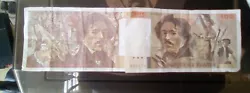 France deux billet 100 francs 1984 billets de collection.