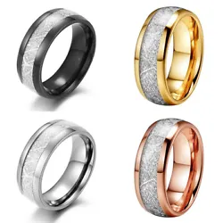 Hot carbon fiber stainless steel ring,inlaid with anti-grain stone,the ring looks more textured and beautiful.Many...