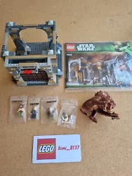 LEGO STAR WARS notice figurines ok  Manque le corp du squelette, le baton de Malakili . Luke sw0395 au lieu du sw0433...