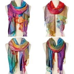 Wear as a scarf, wrap, or shawl. Dont just hangs works of art on your walls—wrap them around your shoulders. With an...