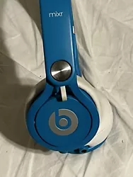Beats by Dr. Dre Mixr-Blue-DJ David Guetta Edition Headphones, Tested-working great