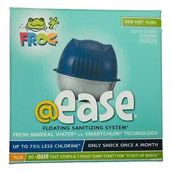 That’s why we call it self-regulating. The @ease System combines the proven FROG mineral formula for killing bacteria...