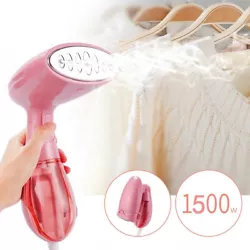 Instruction of the product Our handheld garment steamer has a strong heating power of 1500W, steaming in 30 seconds,...