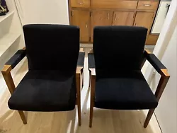 These chairs are in superb shape. Heavy duty, one of a kind arm chairs. They do not make chairs like these anymore....