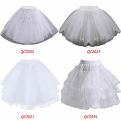 Dresses length:Short Petticoat,elastic waist. Fluffy: The outer tulle is a bit hard so that it can hold your flower...