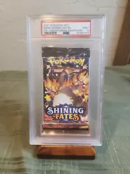 2021 Pokemon Shining Fates Graded Booster Pack PSA 9 Mint Charizard Art. Condition is New/Factory Sealed. Shipped with...
