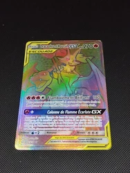 Carte Pokémon Dracaufeu Et Roussil GX Secrète Fantôme Escouade 251/236 - FR.