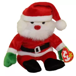 From the Ty Beanie Babies collection. One of the Santa style TY Beanies. Plush stuffed animal collectible toy. Peace...