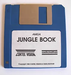 Rare : JUNGLE BOOK - AMIGA. Jeu pour AMIGA. Contenu : 1x disquette de jeu. Disks alone (double sided version), no box,...