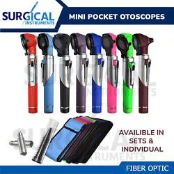 This Fiber optic Ear Light Otoscope is durable and specifically designed with a full size handle for maximum grip. ‣...