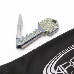 TC4 Titanium Folding Key Chain Mini Purse Pocket Knife EDC Blade. Manual key chain mini pocket knife - perfect for your...