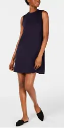 Eileen Fishers swingy dress features a shorter hemline and sleeveless styling for a carefree look that youll love....