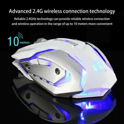 FeaturesAdjustable DPI;Ergonomic. Buttons: Silent. Adjustable 2.4G Wireless Professional Gaming Mouse for Notebook PC...