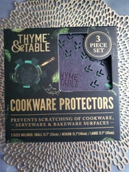 Introducing the Thyme & Table Cookware Protectors, a must-have for every kitchen and dining enthusiast.  comes in a...