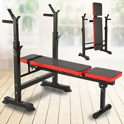 [Versatile Workout Bench]: This training Weight bench is great for a wide variety of full-body workouts, such as Flat...