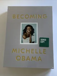Becoming Deluxe Signed Edition by Michelle Obama (2019, Hardcover) NEW SEALED. First Deluxe Edition of Becoming by...