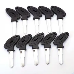 Fits for Chinese Scooter ,Gy6. Quantity: 10pcs. Just a blank key, no chip included! 10 x Motorcycle Key Blank. The...