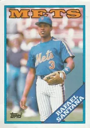 Rafael Santana - 1988 Topps #233 - New York Mets Baseball Card