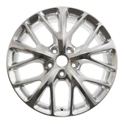 This wheel has 5 lug holes and a bolt pattern of 112mm. The offset of this rim is 56.4mm. The corresponding OEM part...
