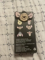 Disney LOUNGEFLY Winnie the Pooh Gingham ROO Blind Box Enamel Pin.
