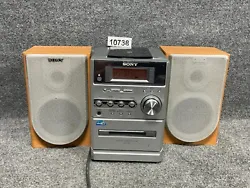 • Type : Stereo System. • Condition : The item is in Used condition and the tape does not work ( it is missing a...