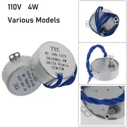 TYC 50Hz Synchronmotor CCW & CW 4W AC 24V Synchron Synchronous motor 1/1.2 R/min. TYC-50(S) Synchron Motor CCW-CW...