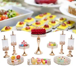 As a container set up on the dessert table, our cake stand is of moderate height and has a sense of hierarchy when...