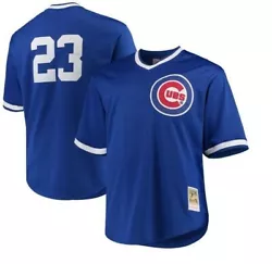 Authentic MLB Baseball Jersey. Stitched on front team customization and stitched on 23 on the back.