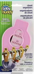 Baby Buddy Size It Clothes Closet Organizers Dividers Labels. Always smoke free.