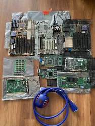 A bunch of vintage computer parts. Selling as is. 