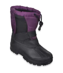Skadoo Unisex Kids Snow Boots Black Purple Size 5 Toddler.