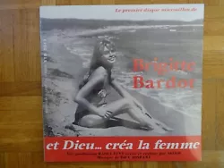 BRIGITTE BARDOT. TRES TRES RARE 25 Cms LP 33 Tours / 1957 / Edition Neuve de 2009.