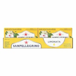 Sanpellegrino Limonata is a lemon flavored sparkling beverage made with Italian lemons containing real lemon juice (16%...