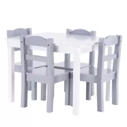 The table and chair set is ideal for your toddlers bedroom, playroom, or the living room. This piece of furniture is...