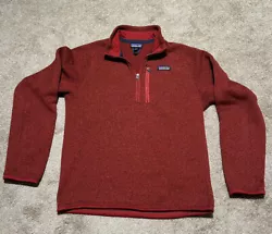 Patagonia Better Sweater Men’s Long Sleeve 1/4 Zip Pullover - Red - size Small. Like new, only worn a handful of...